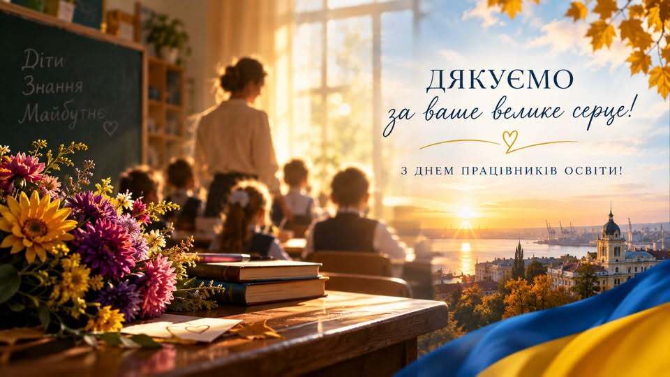 З Днем працівників освіти! З Днем працівників освіти!